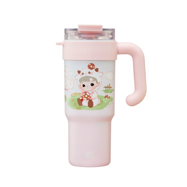 POP MART Hacipupu Snuggle With You Series Straw Cup