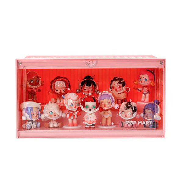 POP MART LED Luminous Display Box Container - Pink/Yellow/White/Orange