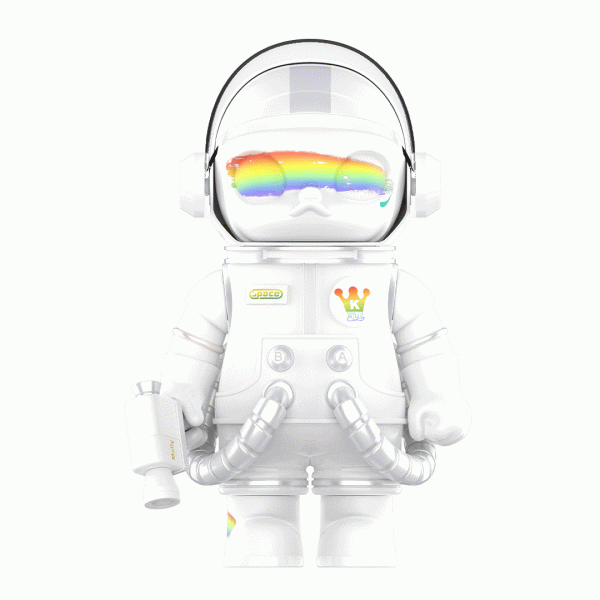 POP MART MEGA Space Molly 400% Rainbow
