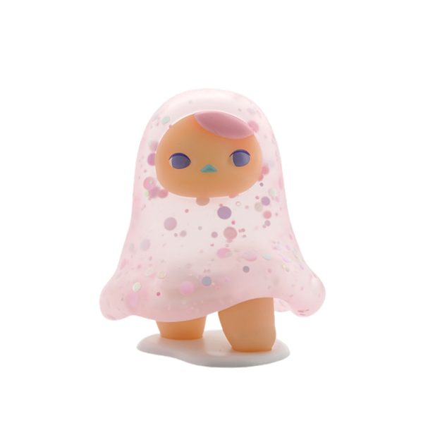 POP MART Pucky The Ghost Sparkle Pink Limited-edition Figurine