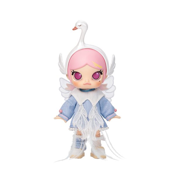 POP MART MOLLY Metamorphose into Swan BJD Action Figure Doll