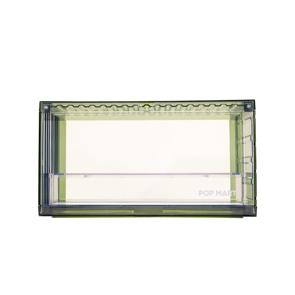 POP MART Self-Assembly Display Box Container - Transparent Green