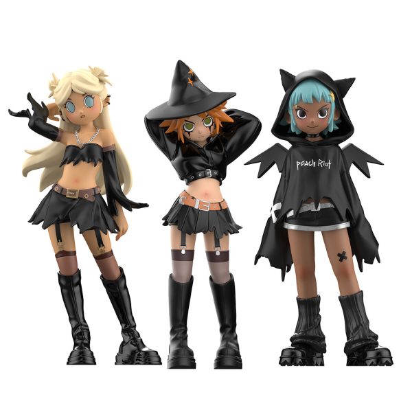 POP MART Peach Riot Witchy Punk 100% Figurine Set