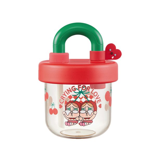 POP MART CRYBABY Crying For Love Series Straw Cup