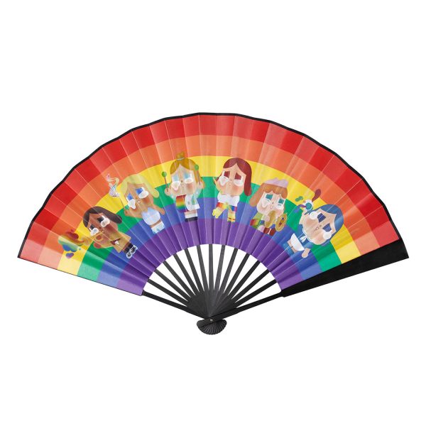 POP MART CRYBABY Cheer Up. Baby! Series Folding Fan