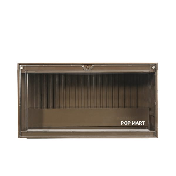 POP MART LED Luminous Display Box Container - Pucky Rabbit Cafe (Coffee Brown)