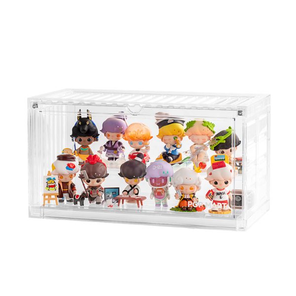 POP MART Self-Assembly Display Box Container - Transparent