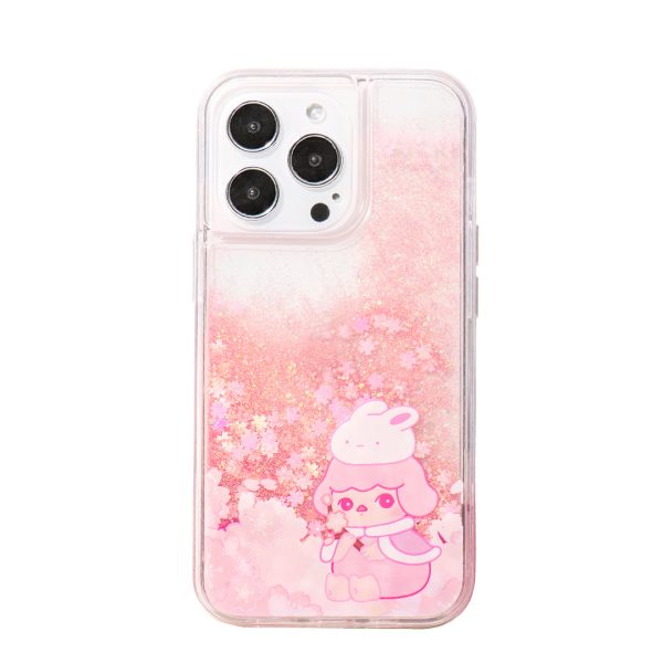 POP MART PUCKY Cherry Blossom Phone Case for iPhone 12/13 Series