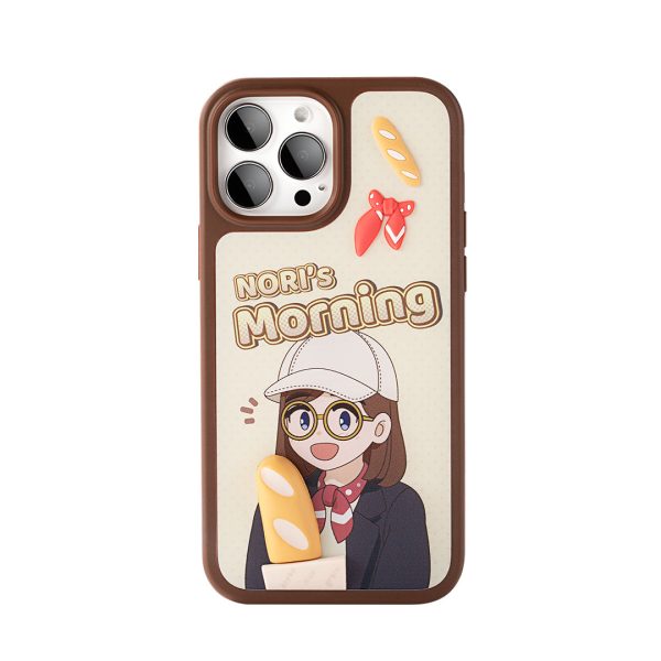 POP MART Just a Girl Nori's Morning Series iPhone Case