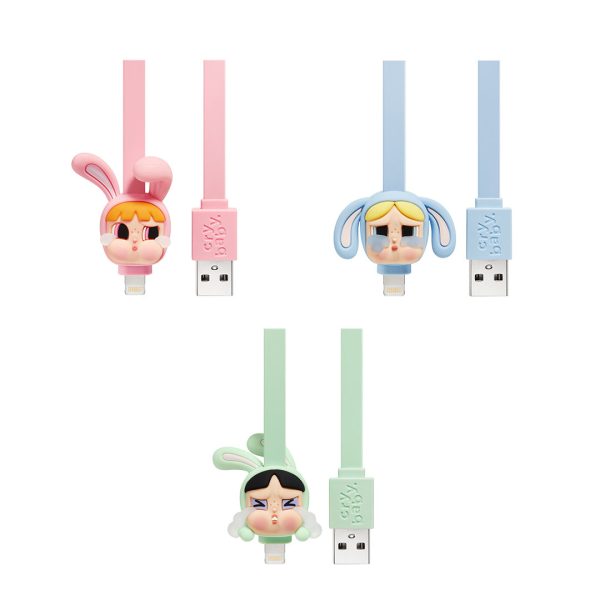 POP MART Crybaby × The Powerpuff Girls Series Phone Cable Blind Box
