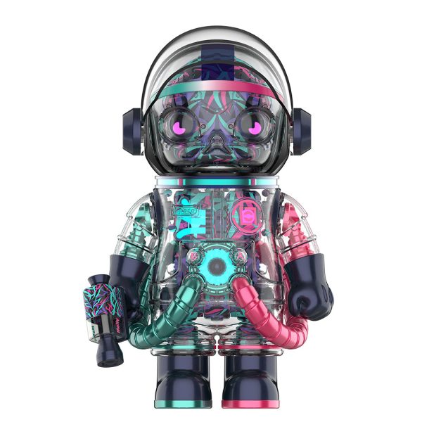 POP MART MEGA Space Molly 400% CLOT Magenta Alienegra