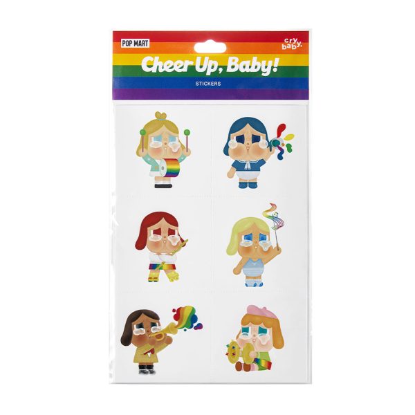 POP MART CRYBABY Cheer Up. Baby! Series Stickers