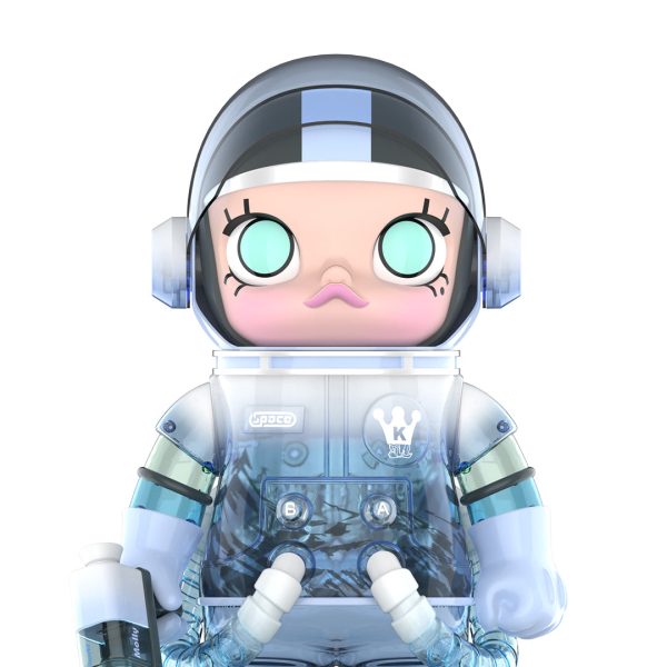 POP MART MEGA Space Molly 1000% Glacier