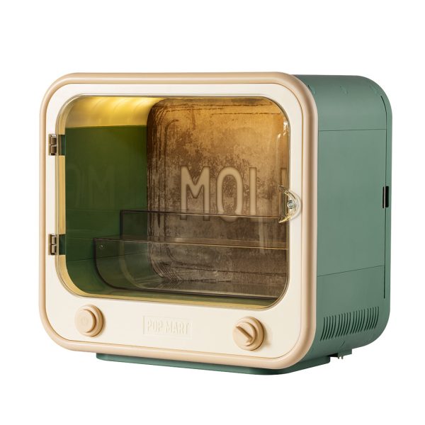 POP MART TV Set Luminous Display Box Container - Molly Anniversary Statues Classical Retro