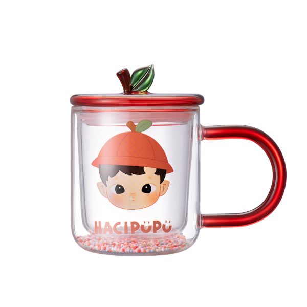 POP MART Hacipupu The Kindergarten Day Glass Cup with Cover