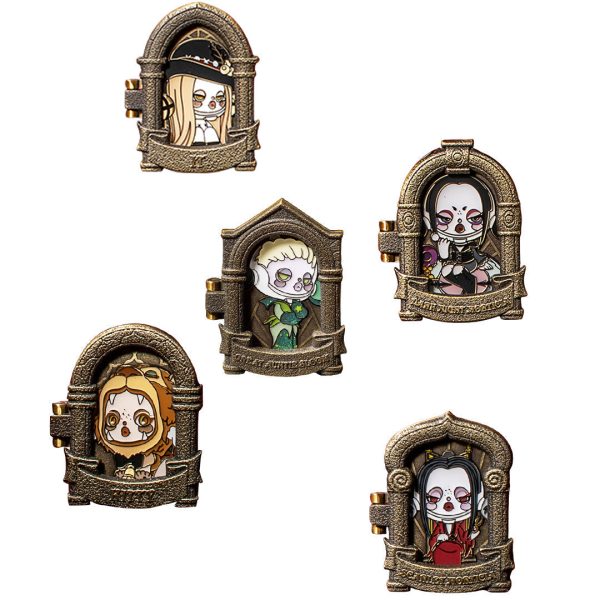 POP MART SKULLPANDA The Addams Family Series Enamel Pin Badge Blind Box