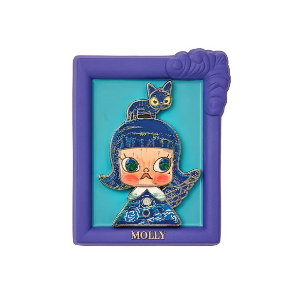 POP MART Molly Anniversary Statues Classical Retro 2 Fridge Magnet Blind Box