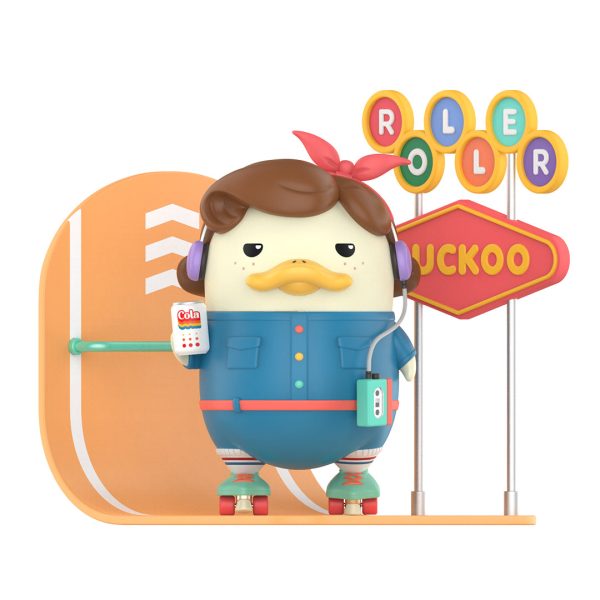 POP MART Duckoo Roller Skate 200% Figurine