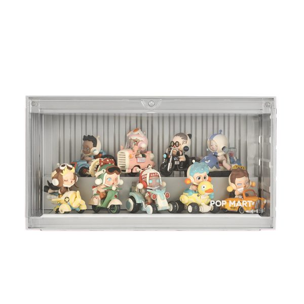 POP MART LED Luminous Display Box Container - Silver