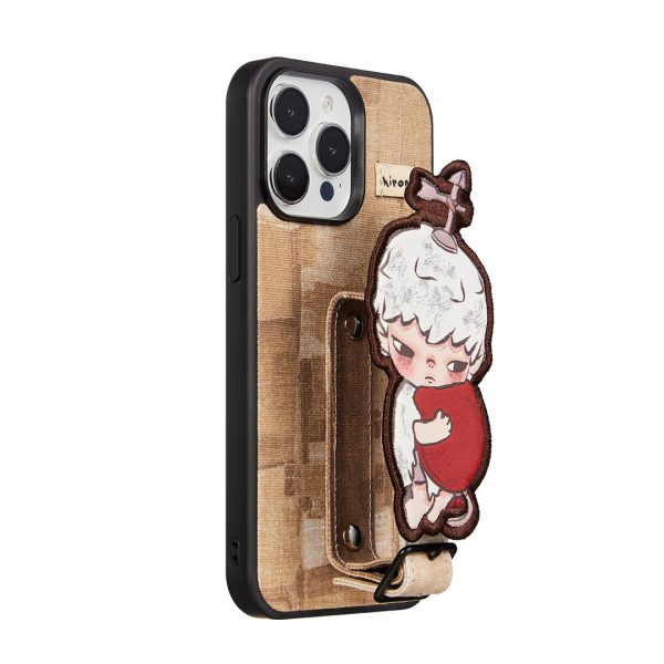 POP MART Hirono Mime Phone Case for iPhone 13/14 Pro Max
