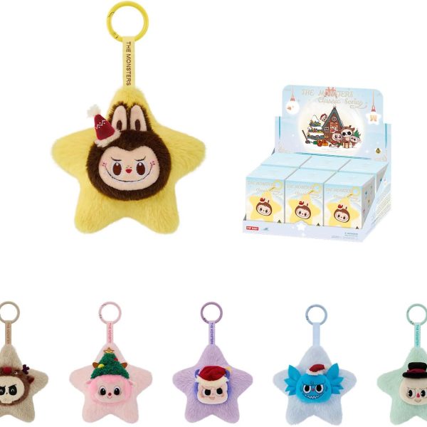 POP MART The Monsters Classic Series-Sparkly Plush Pendant Blind Box.