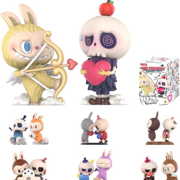 POP MART The Monsters Mischief Diary Series Blind Box Figures.