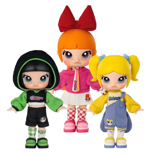 POP MART MOLLY × The Powerpuff Girls Action Figure Doll Blind Box