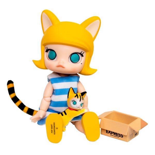 POP MART Molly Cat In The Box BJD Doll Collectible Figure