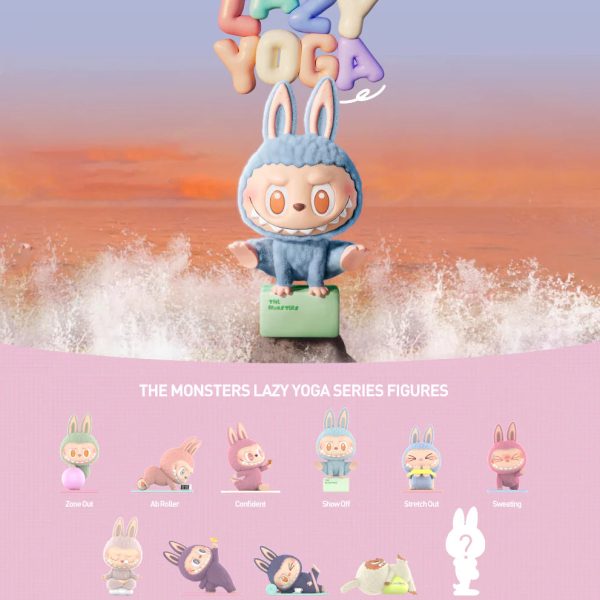 POP MART The Monsters Lazy Yoga Series Blind Box